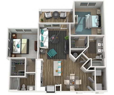our apartments have a variety of floor plans to choose from